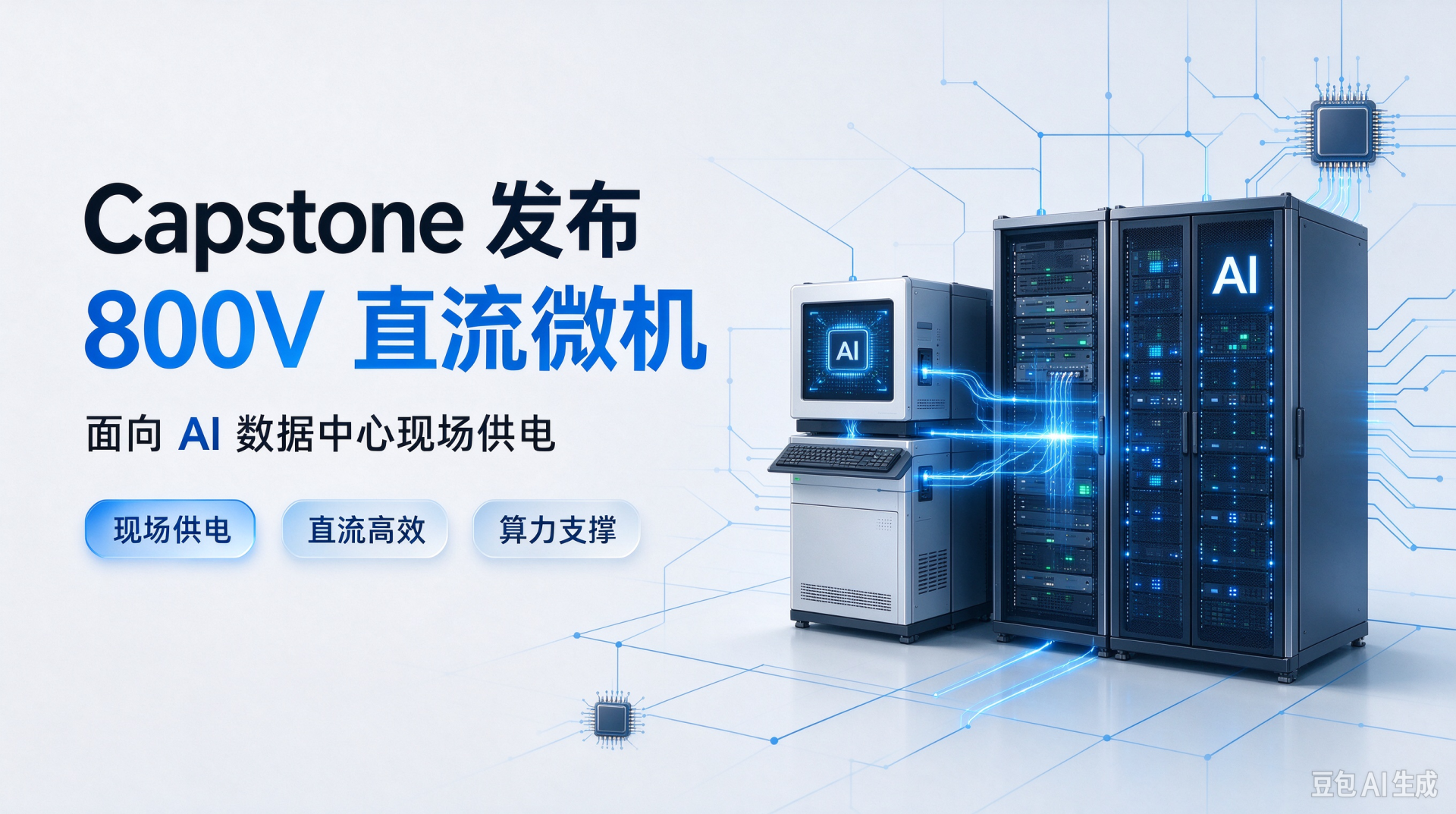 Capstone 发布 800V 直流微燃机，面向 AI 数据中心现场供电